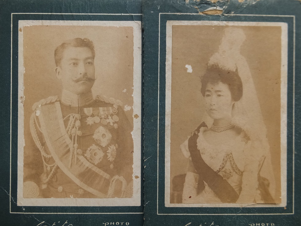 古い皇族軍人 閑院宮載仁親王・智恵子妃写真2葉(雑貨)｜売買された