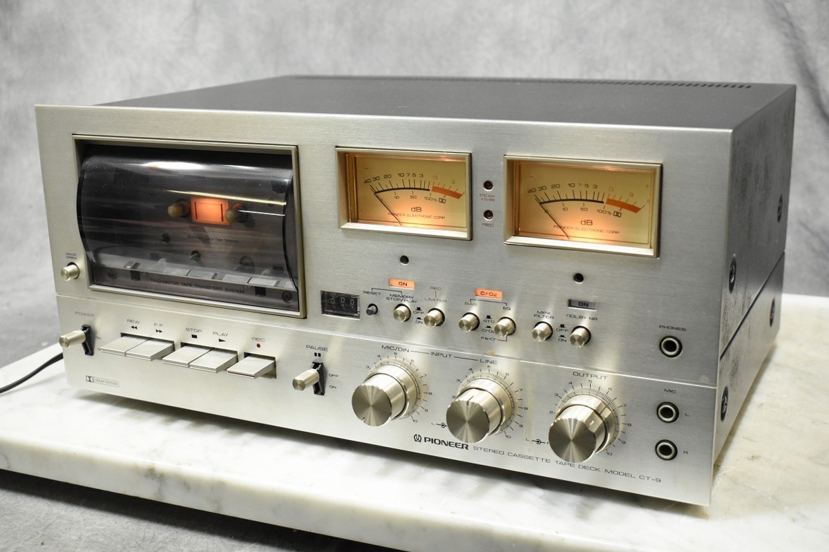 PIONEER パイオニア カセットデッキ CT-9【ジャンク品】 【公式通販】