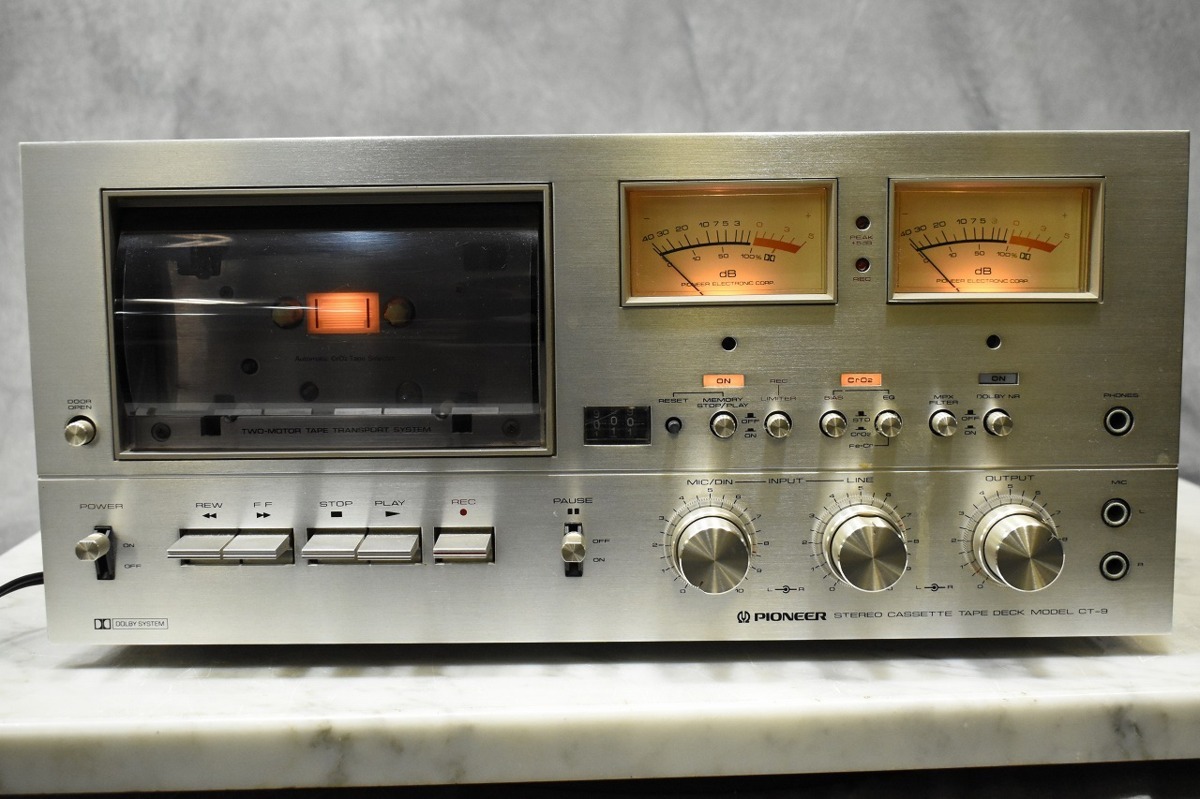 PIONEER パイオニア カセットデッキ CT-9【ジャンク品】 【公式通販】