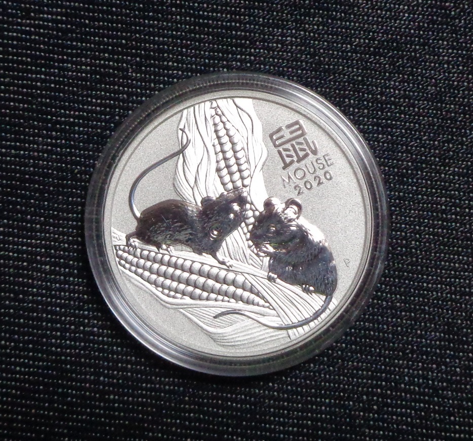 ◇オーストラリア 1オンス銀貨 ネズミ 鼠 2020年