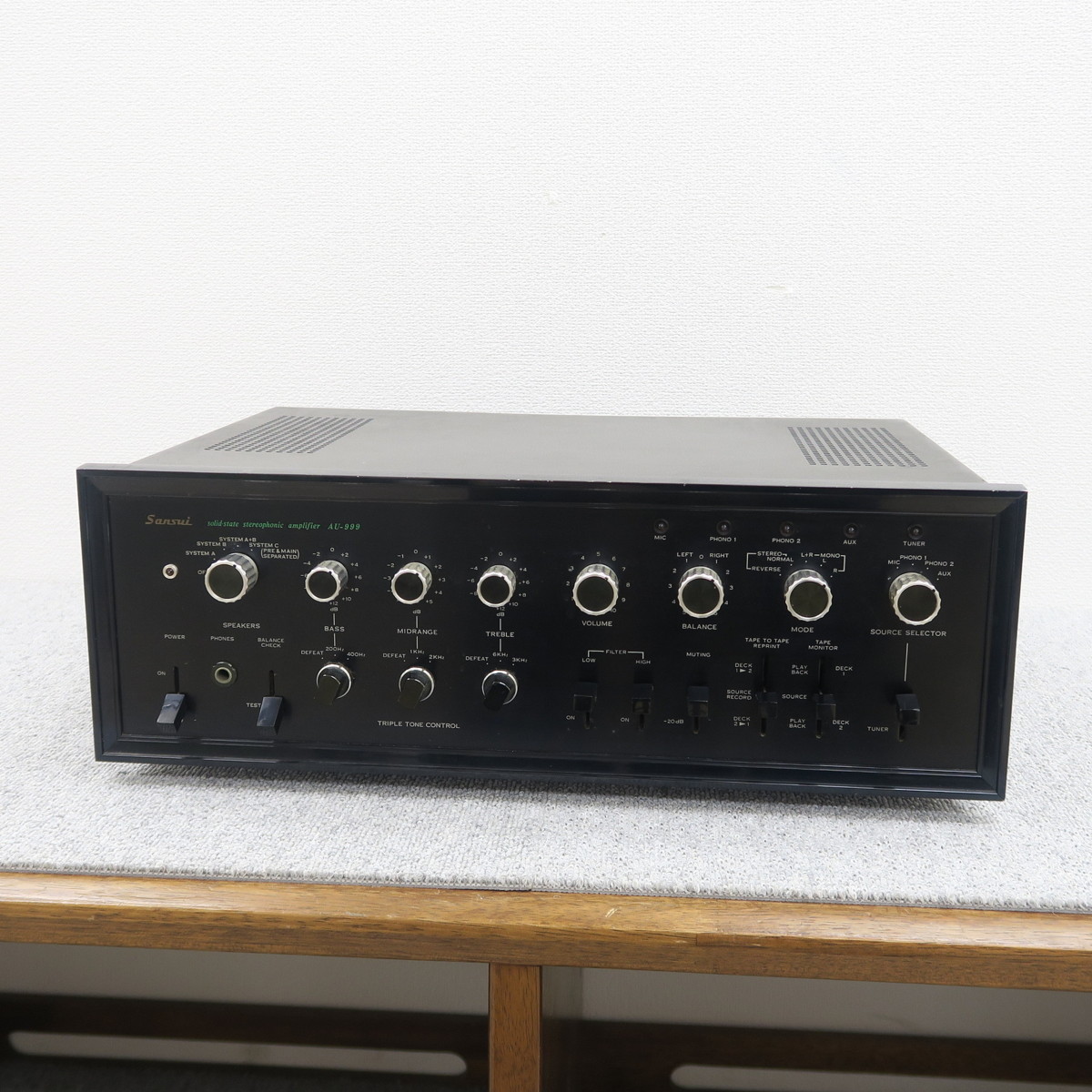 現状】サンスイ SANSUI AU-999 プリメインアンプ @51000 | LIGUE31.NET