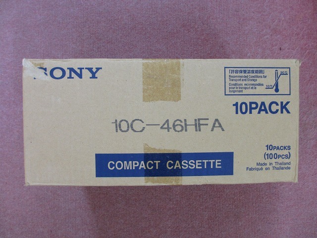 SONY カセットテープ 46分 HF | 音楽用 - ソニー 4本パック 4C 0 未