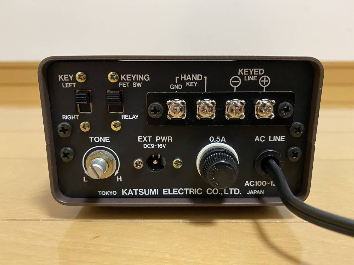 KATSUMI EK-160 アマチュア無線 エレキー アマチュア無線 カツミ電機 エレキー EK-160