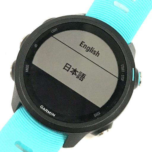 【激安大特価，品質保証】 GARMIN ガーミン ForeAthlete 245 Music Black Aqua GPS スマートウォッチ ブラック アクア 充電ケーブル付き(ハンディGPS)｜売買されたオークション情報、yahooの商品情報をアーカイブ公開 - オークファン ハンディGPS