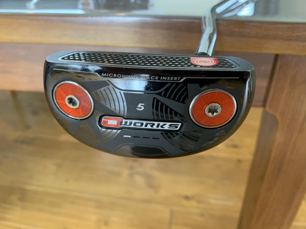 新作入荷，定番 オデッセイ O-WORKS 5 マレットパター カウンターウェイト付き ツアーロック(オデッセイ)｜売買されたオークション情報、yahooの商品情報をアーカイブ公開 - オークファン 男性右きき用