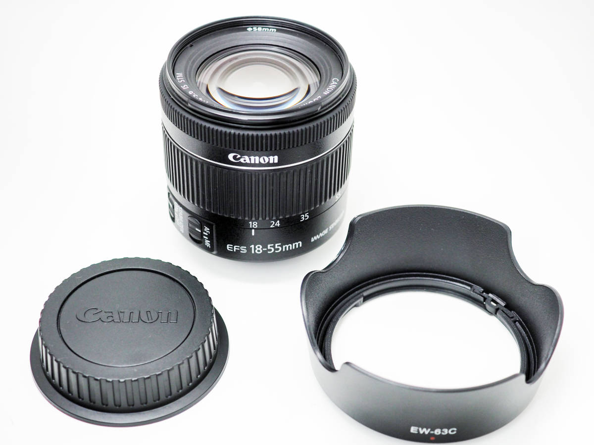 CANON IS EF-S 18-55mm F3.5-5.6 : USM STM キヤノン EF-S18-55mm EF－