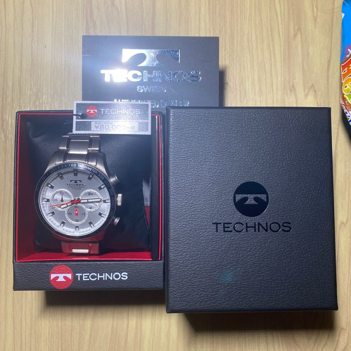 TECHNOS チタン シルバー系腕時計 TECHNOS テクノス : 時計の 
