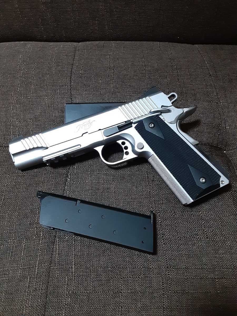 ☆美品希少☆　WA　TLE/RLII　ステンレス　シルバー　ウエスタンアームズ　Kimber　キンバー　コルトガバメント　1911　(箱なし)_1