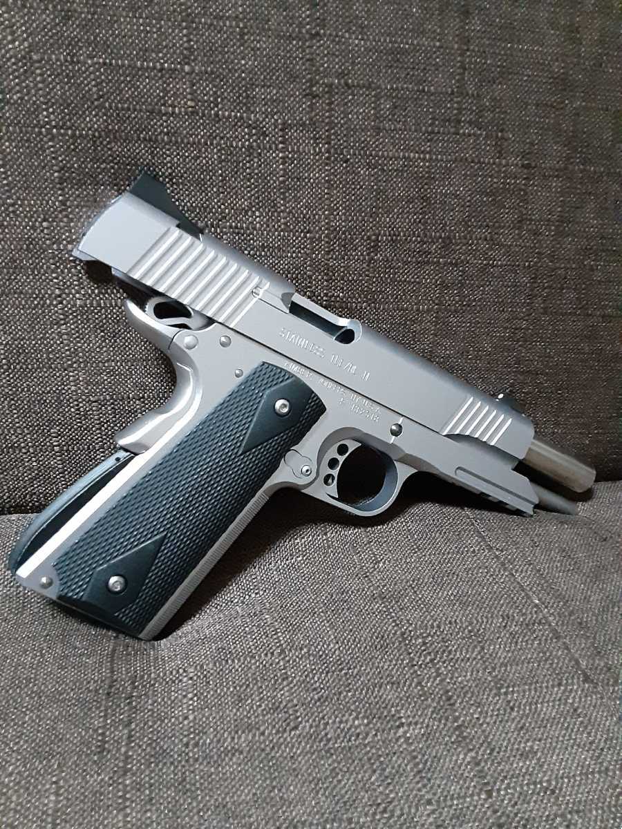 ☆美品希少☆　WA　TLE/RLII　ステンレス　シルバー　ウエスタンアームズ　Kimber　キンバー　コルトガバメント　1911　(箱なし)_3