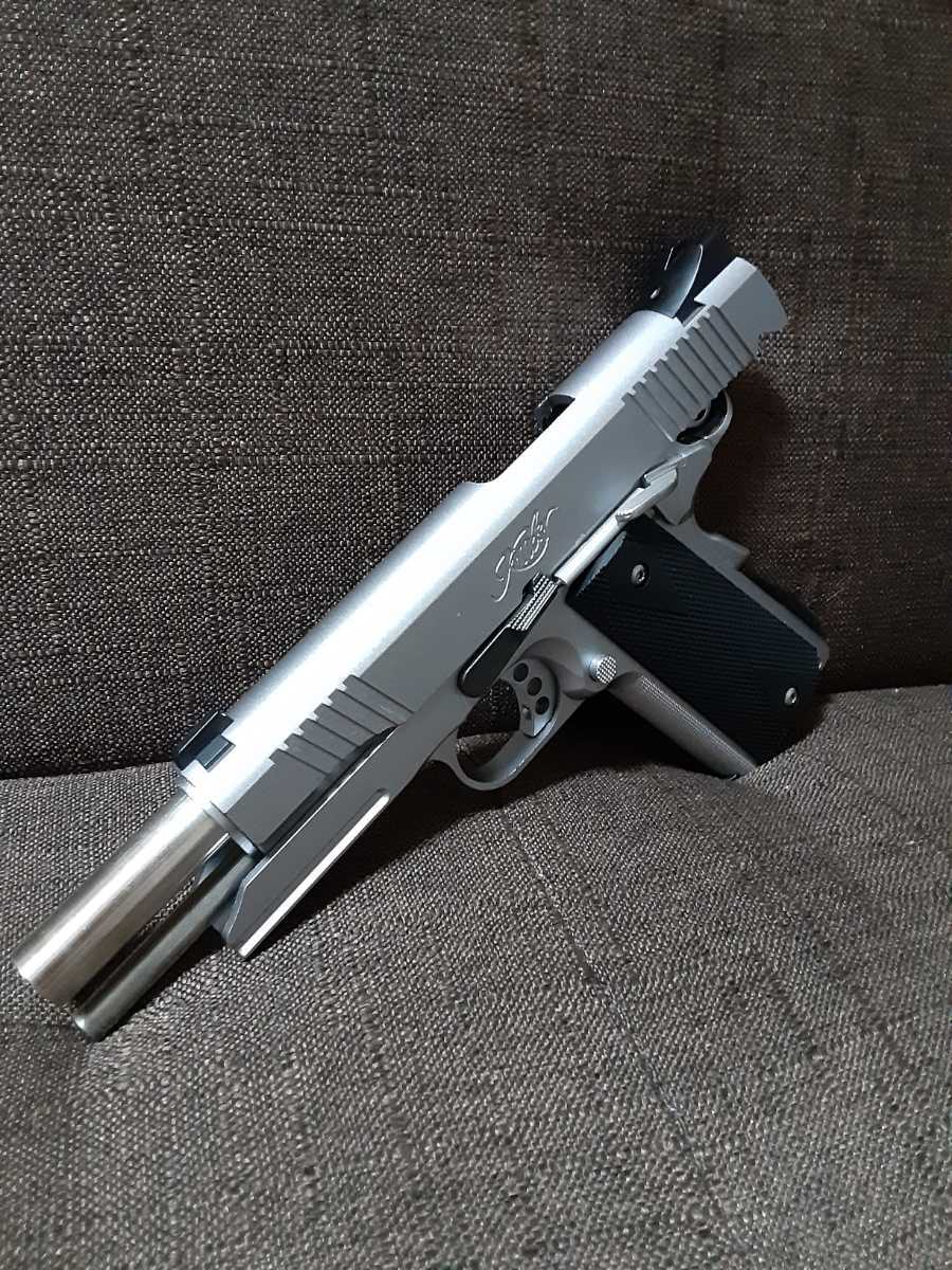 ☆美品希少☆　WA　TLE/RLII　ステンレス　シルバー　ウエスタンアームズ　Kimber　キンバー　コルトガバメント　1911　(箱なし)_4