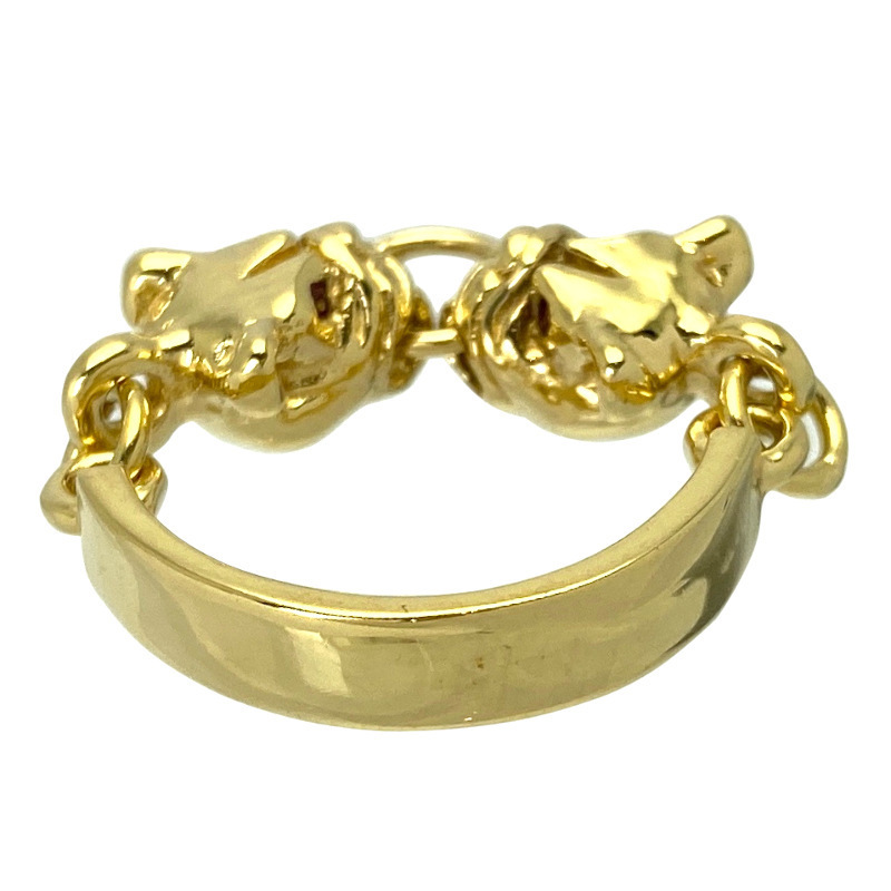 ROYALORDER ロイヤルオーダー ブルドッグリング 18K/ルビー #14号 中古 
