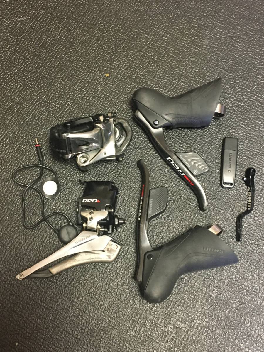 イータップ red スラム etap SRAM 11s ETAP バッテリー付き 中古sram レッド リアディレイラー sram RED22 レッド22 HRD etapの中古品・新品・未