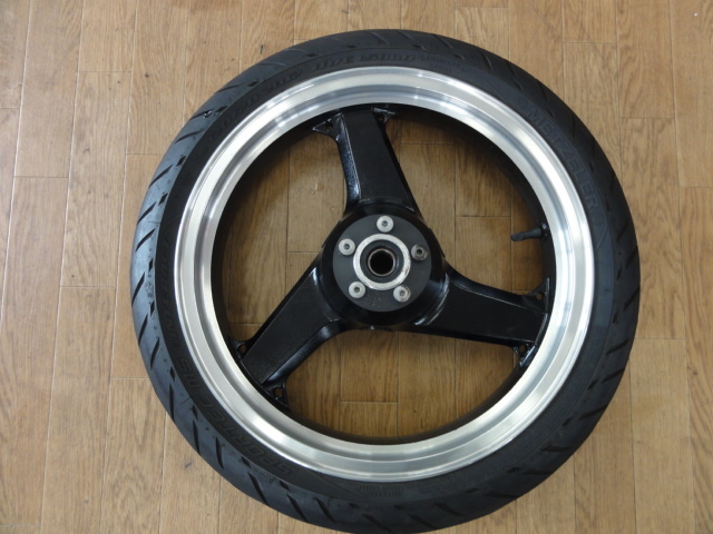 Kawasaki ZX-12R純正フロントホイール SPORTEC-M5付 中古 カワサキZX-12R用フロントホイール中古です