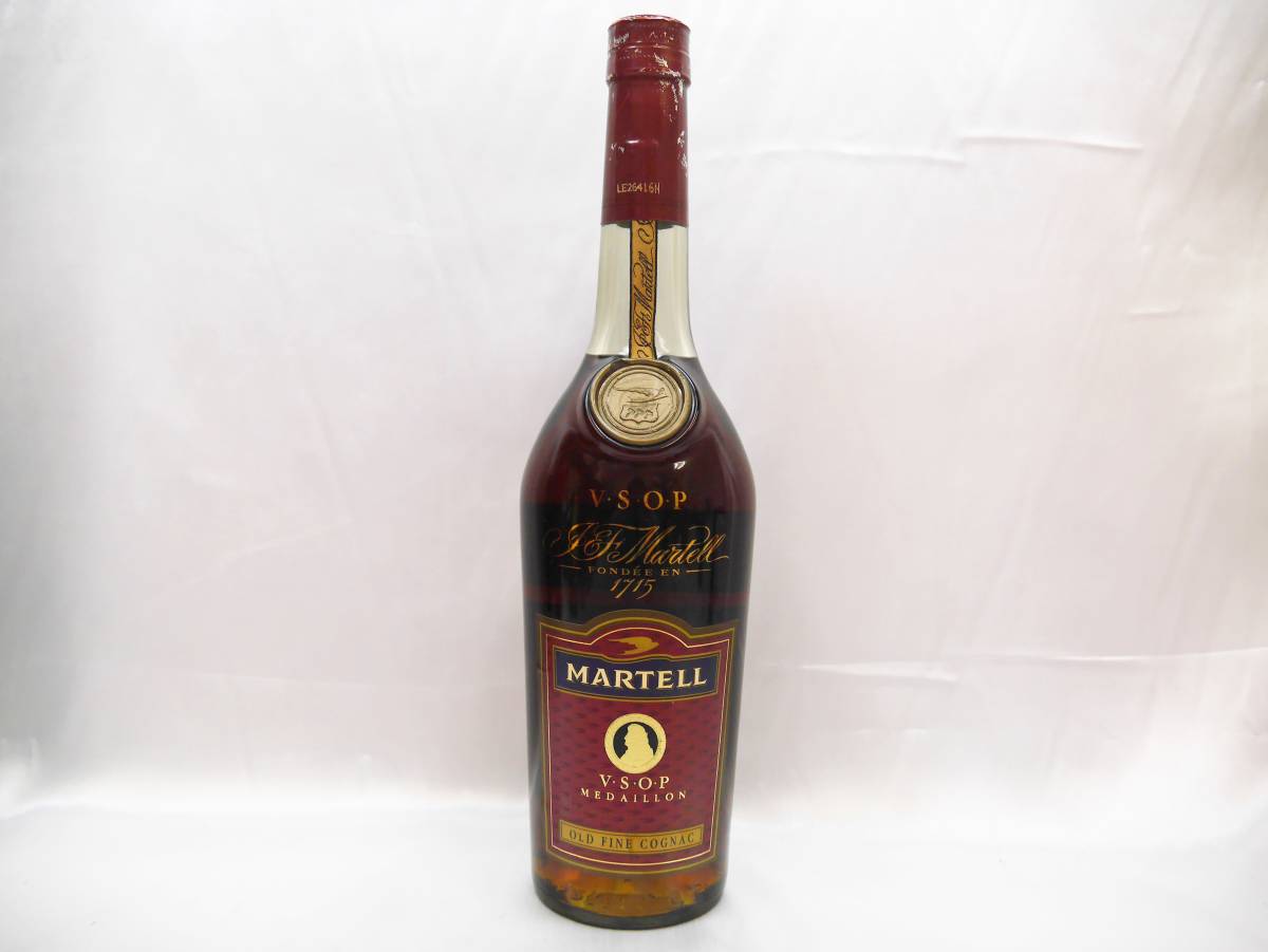 超激得，大人気 未開栓 MARTELL マーテル VSOP V.S.O.P. MEDAILLON メダイヨン グリーンボトル ブランデー コニャック 700ml 40% 4526-djj(マーテル)｜売買されたオークション情報、yahooの商品情報をアーカイブ公開 - オー コニャック