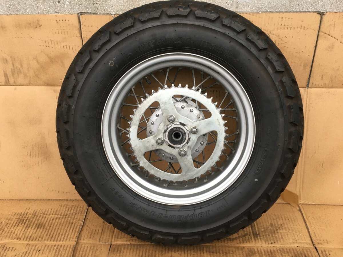 バンバン200 タイヤ リヤホイール リアブレーキ アクスル NH41A