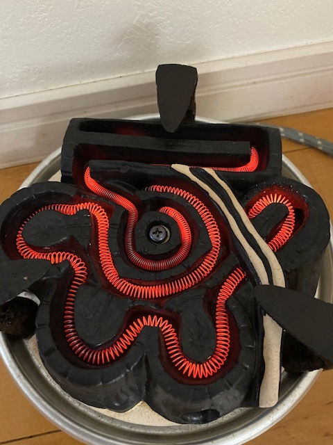 ◇◇ 野々田式 炭型ヒーター 風炉用 500w/300w/200w 切り替え式 ◇◇