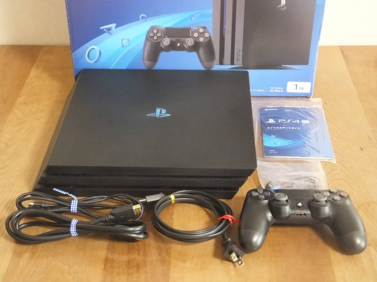 【中古】PS4/プレイステーション４Pro CUH-7200B B01(1TB)Jet Black_2
