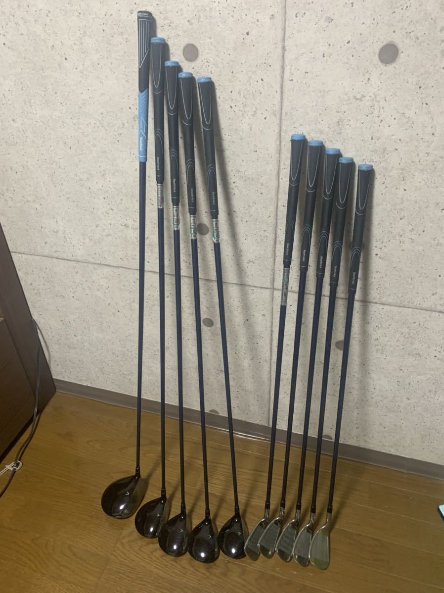 ブリヂストン　VIQ CL フルセット　キャディバッグ付き　flex L_8