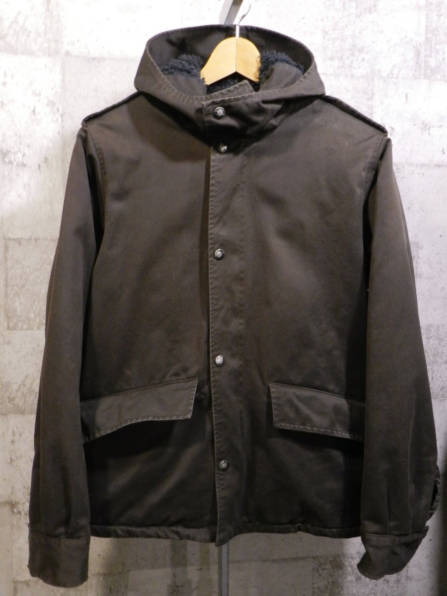 A.P.C. フランス製 裏ボア コットン ミリタリー ジャケット M 