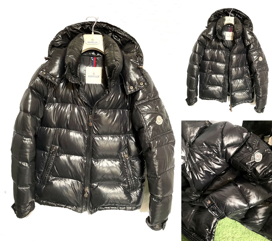 美品 確実正規 本物 MONCLER MAYA 名作 モンクレール マヤ シャイニー