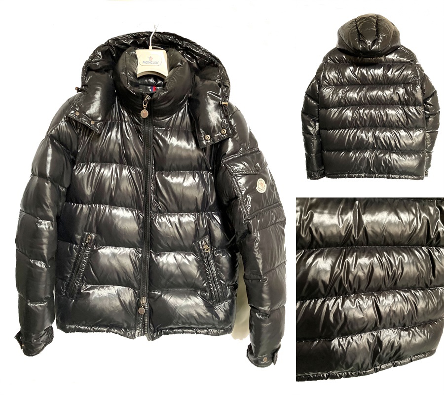 美品 確実正規 本物 MONCLER MAYA 名作 モンクレール マヤ シャイニー
