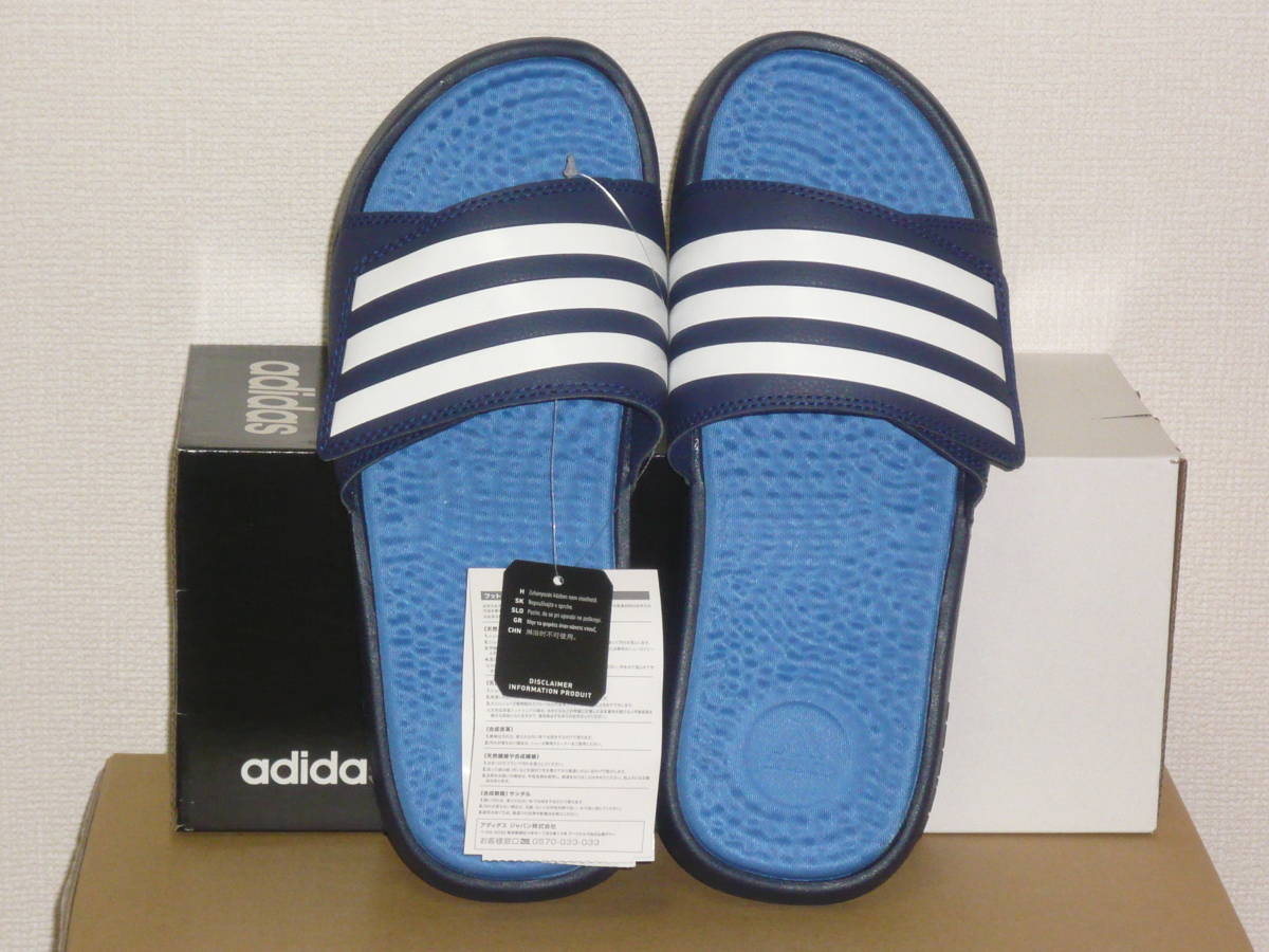 1★★★★即決!新品 adidas/アディダス アディサージ TND / adisage TND ネイビー/青/白 US12.0 30.5cm 定形外郵便可 健康サンダル