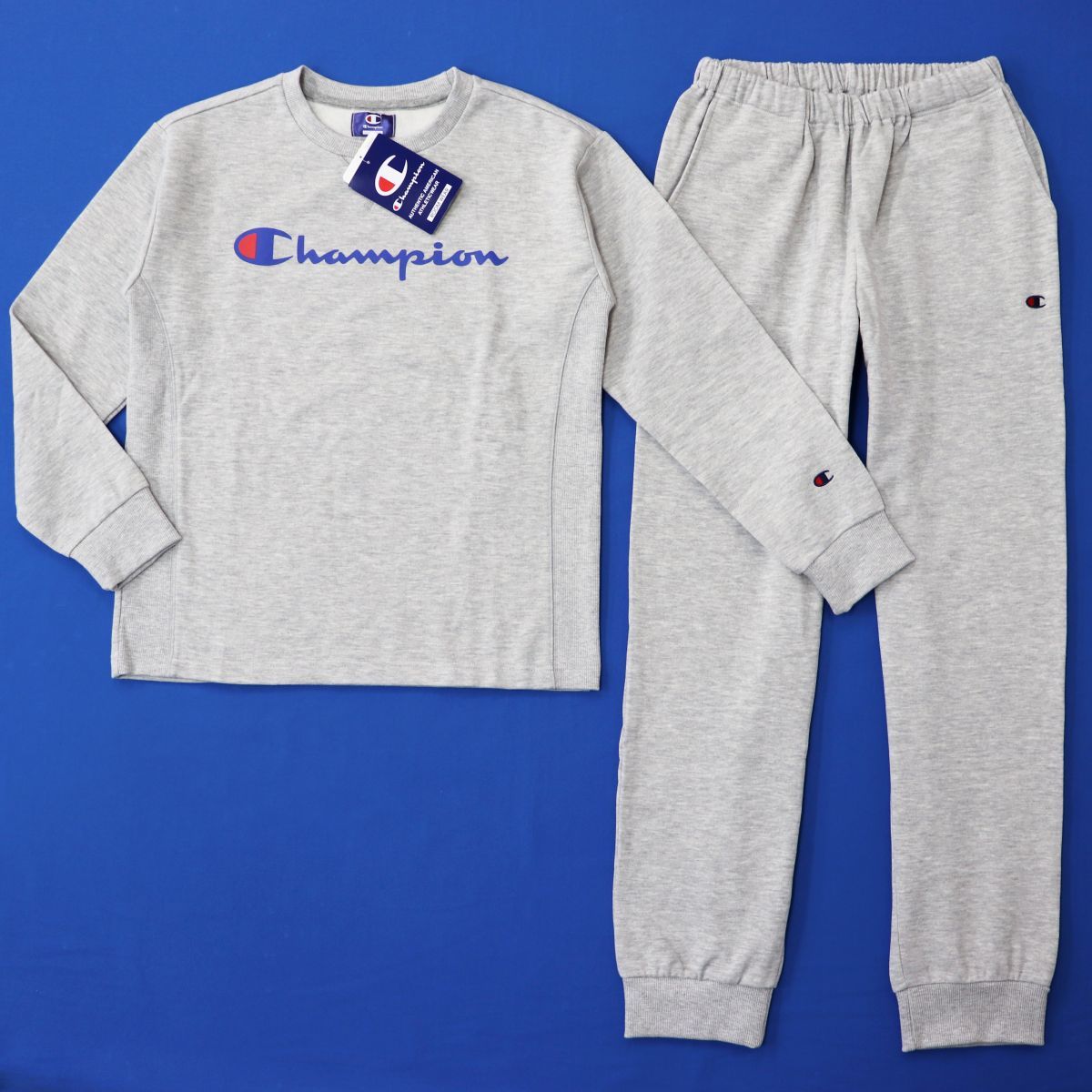 豊富な，新品 チャンピオン Champion メンズ 裏起毛 スウェット ルームウェア 上下セット スーツ 灰 Mサイズ SETOM8709-95-M 五 壱 QWER(チャンピオン)｜売買されたオークション情報、yahooの商品情報をアーカイブ ジャージ