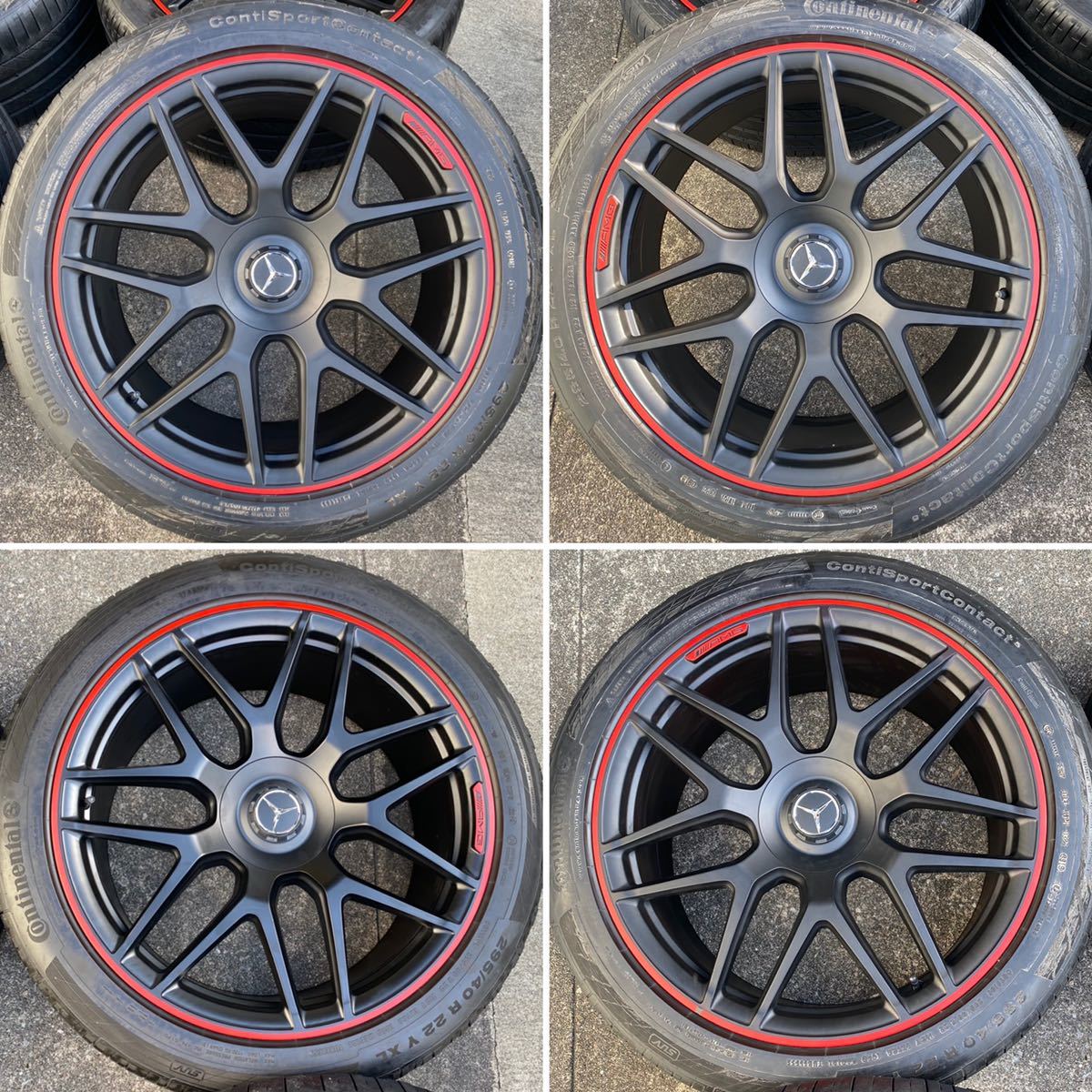 ベンツ AMG 純正 W463 GクラスG65 エディション463ホイール22インチ4本