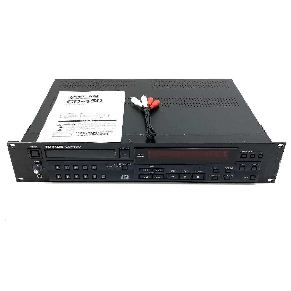 TASCAM CD-450 タスカム | CDデッキ CDプレーヤー - 業務用CD 