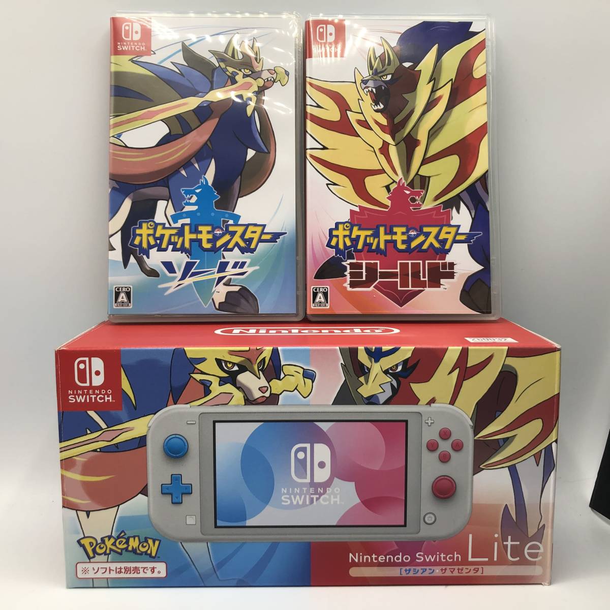 Nintendo Switch Lite ザシアン・ザマゼンタ セット ポケモンソード