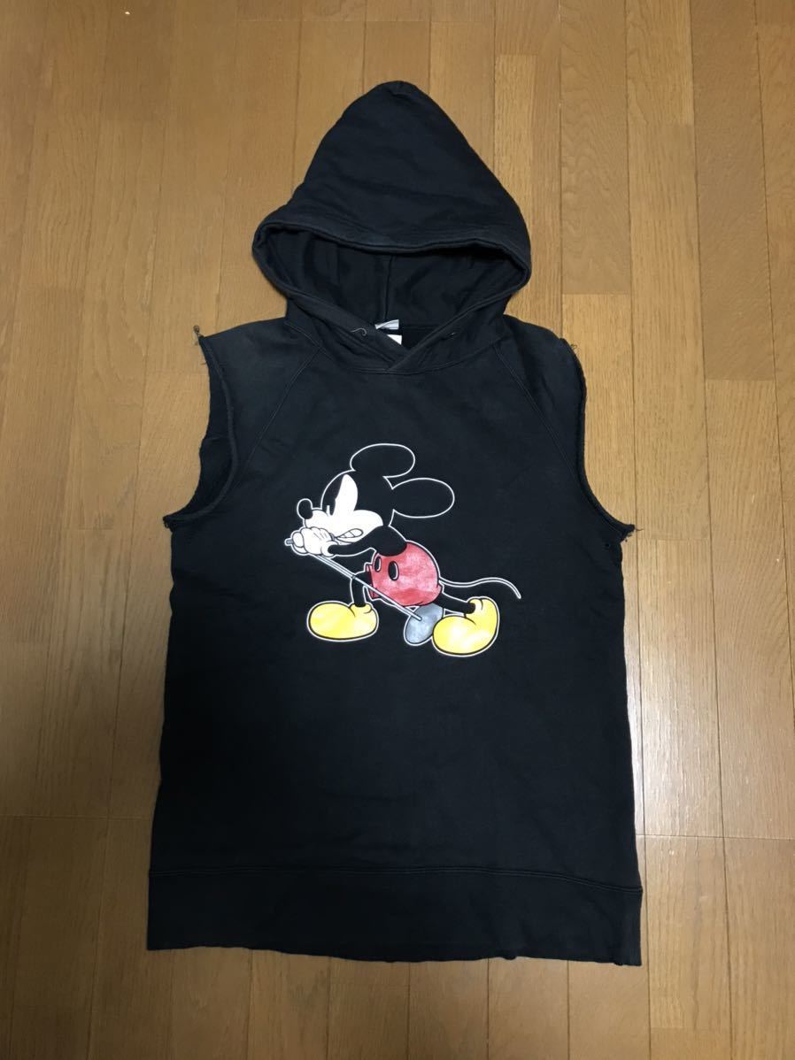 ナンバーナイン × disney ノースリーブ パーカー ミッキー 3 NUMBER