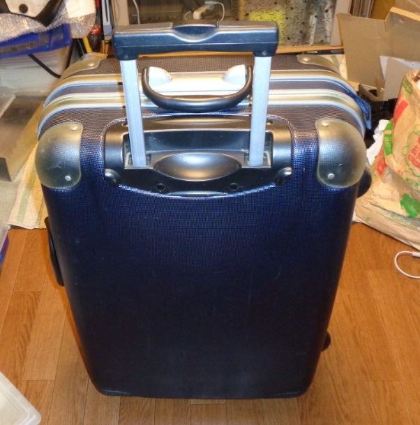 スーツケース キャリーバック 旅行かばん 紺色 65cm 45cm 28cm 神奈川
