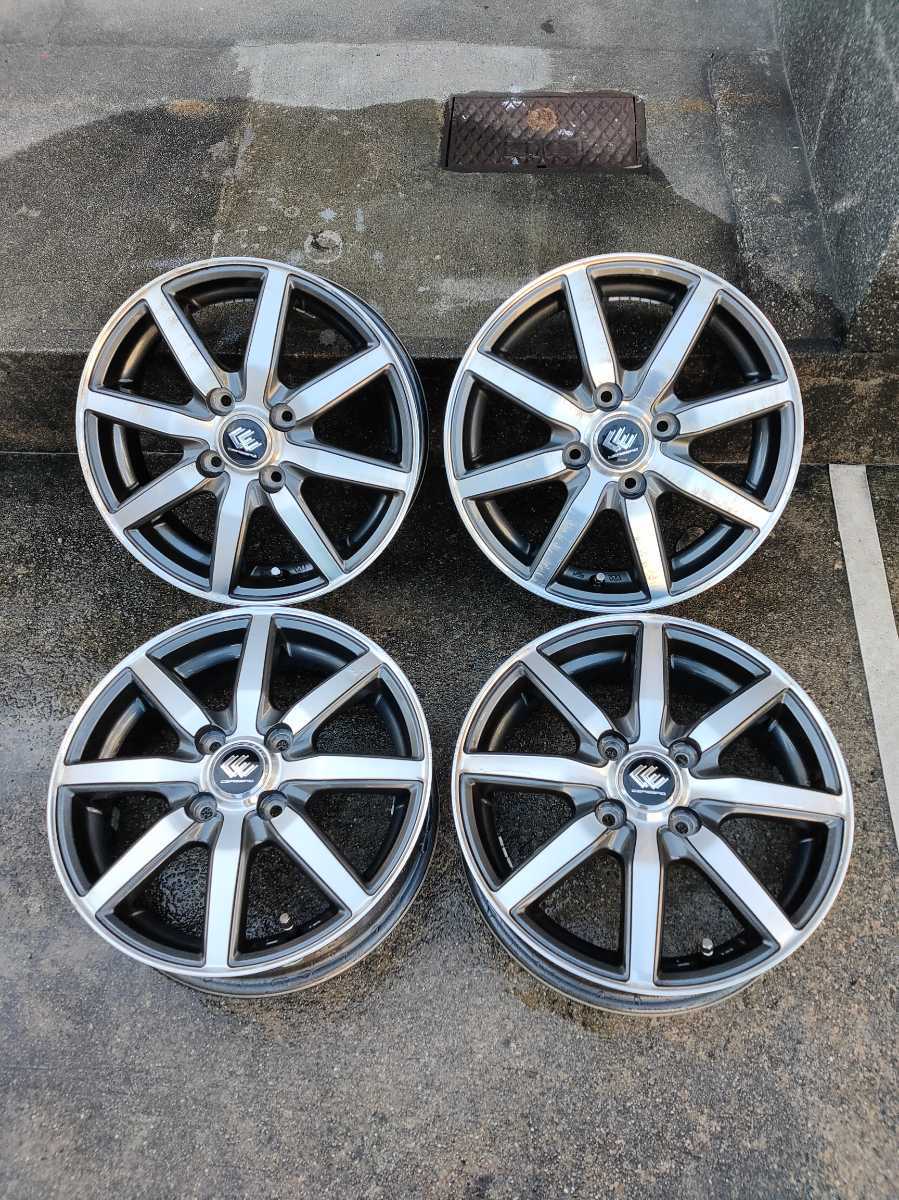 ダイハツ純正アルミホイール　14×4.5 PCD 100+45　4本セツト。 ダイハツ純正アルミホイール 14×4.5 PCD100+45 4本セツト。 ダイハツ ☆14