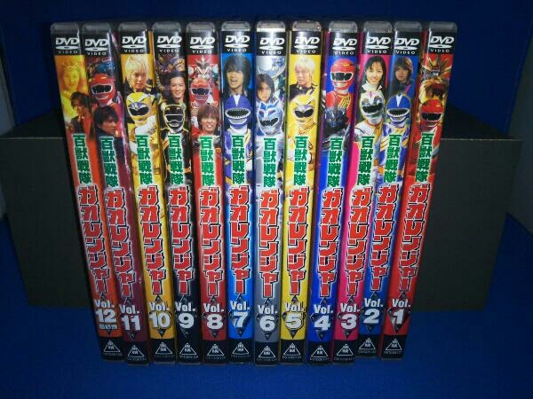 DVD 【※※※】[全12巻セット]百獣戦隊ガオレンジャー 1~12 ,状態ランク