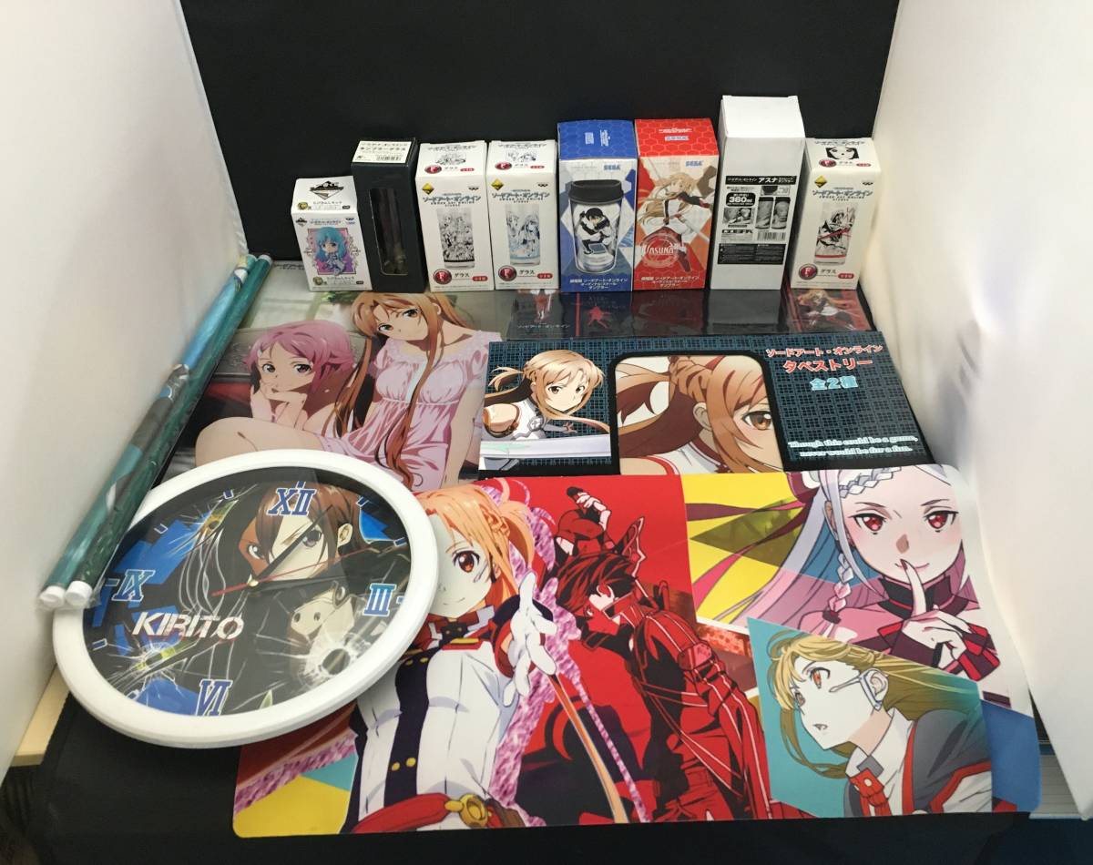 ソードアート オンライン グッズまとめ売り Sao キリト アスナ シノン ユイ フィギュア グラス ラバーストラップなど ソードアート オンライン 売買されたオークション情報 Yahooの商品情報をアーカイブ公開 オークファン Aucfan Com