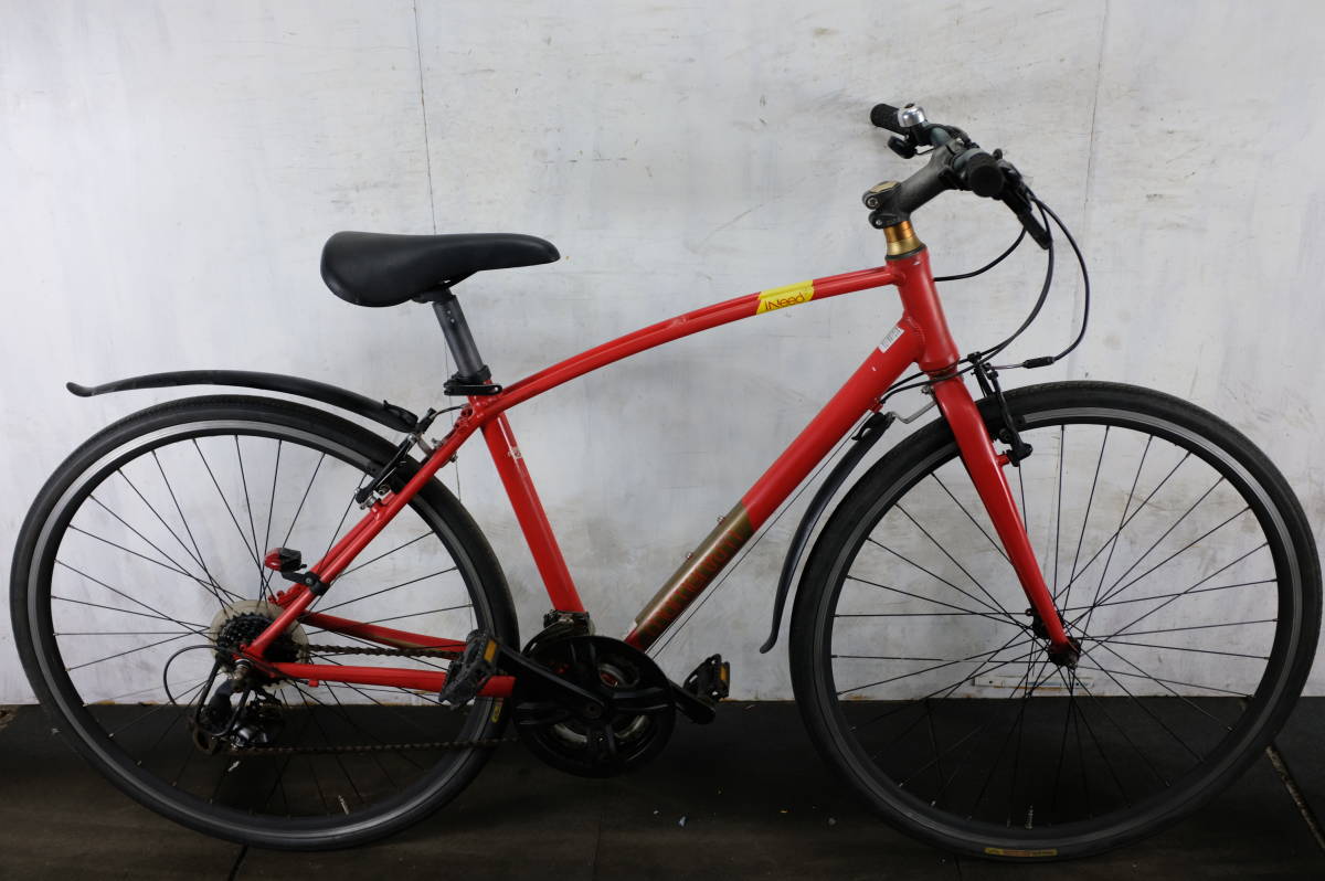 クロスバイク アルミ 700C iNEED 21速 momentum RED 450mm W-1 GIANT 