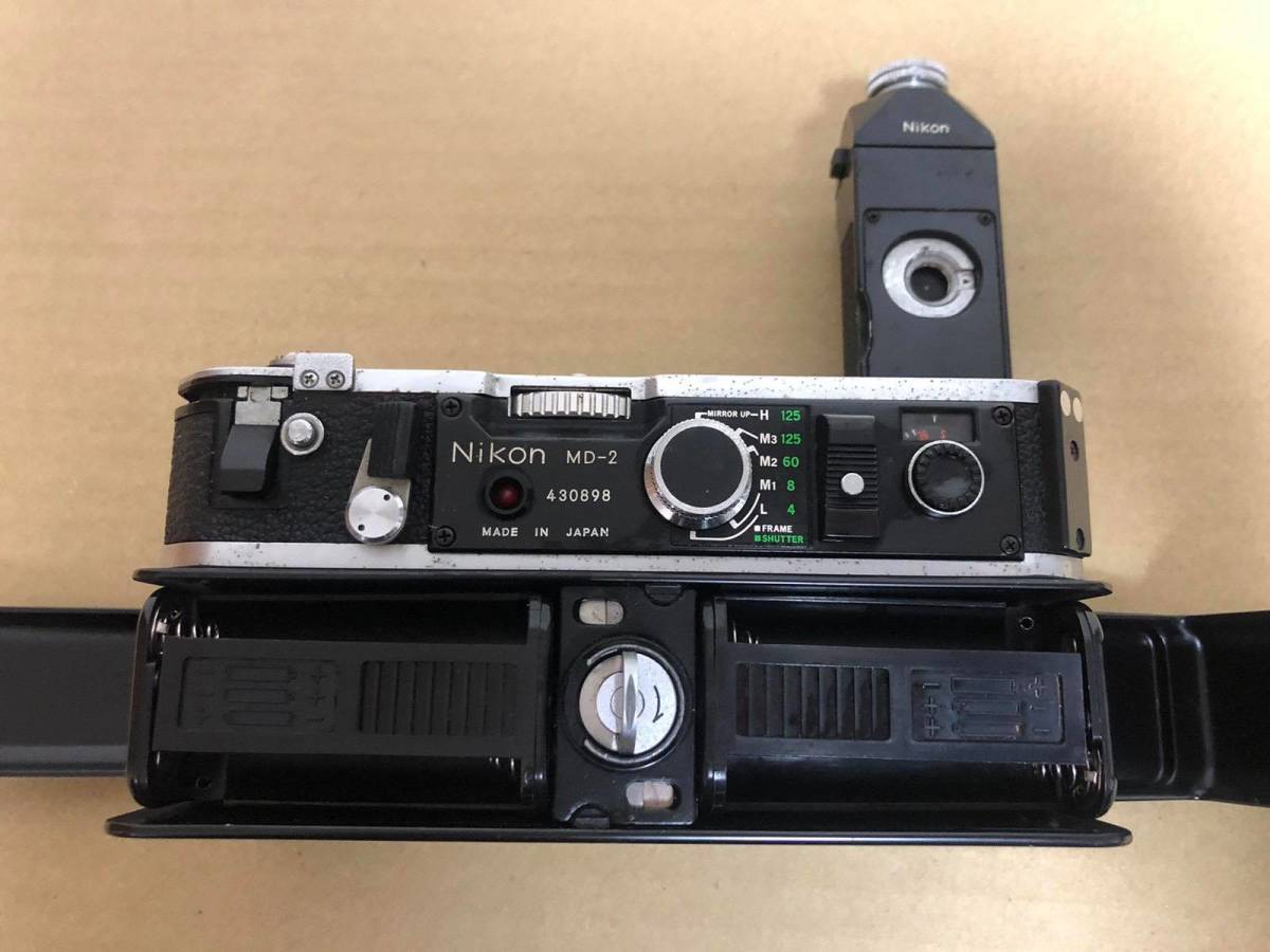 MD-2 Nikon MB-1 ニコン モータードライブ 公式通販 + F2用 ジャンク
