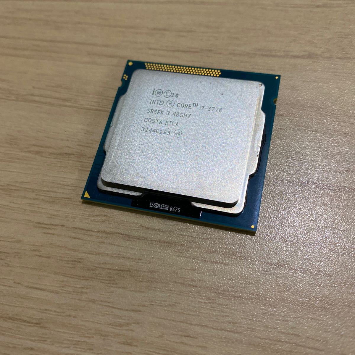 美品 完動品 Intel 第3世代 Core i7-3770 SR0PK 3.40GHz 4コア 8