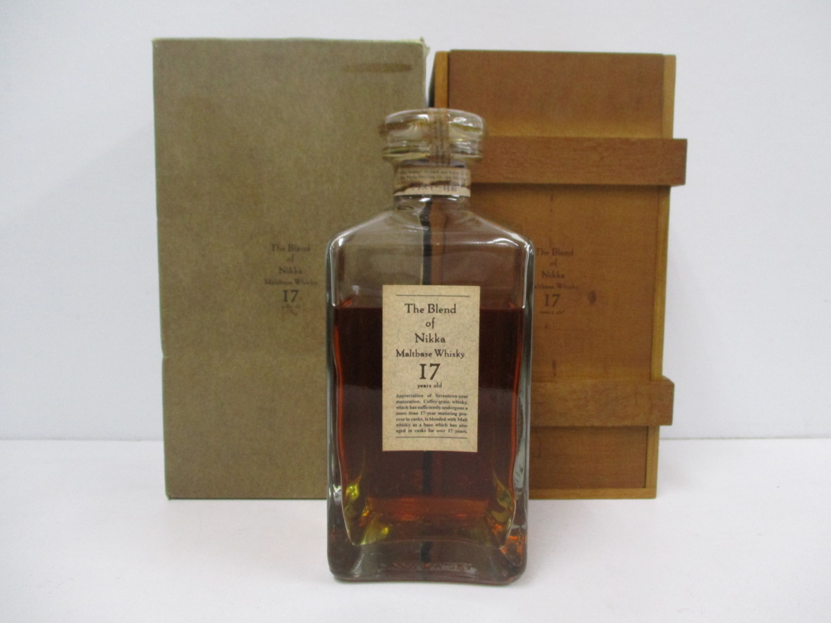 K3929☆古酒☆1000円～☆訳あり☆液あと有☆ The Blend of Nikka ザ