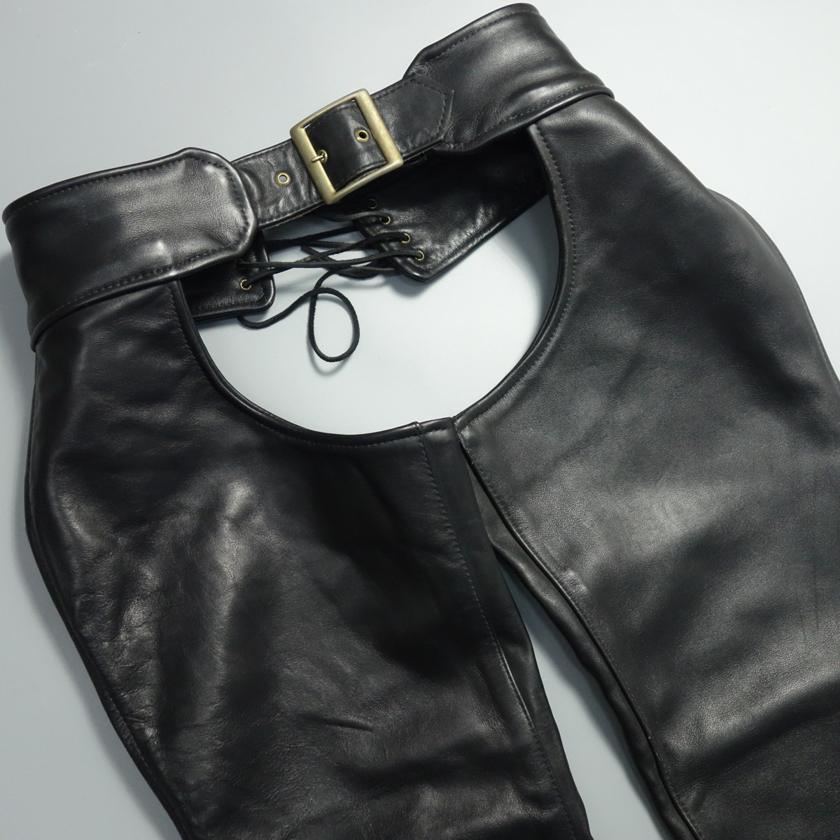 1円 USA製 VANSON バンソン TALONジップ レザーチャップス パンツ 