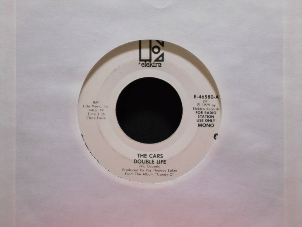 Cars - Double Life 白ラベルプロモ WLP Mono / Stereo_1