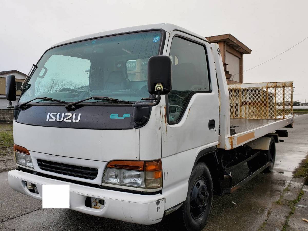 Isuzu いすゞ エルフ 積載車 キャリアカー H10年式 車検 R４年2月 ウインチ付 積載量 3000kg エルフ 売買されたオークション情報 Yahooの商品情報をアーカイブ公開 オークファン Aucfan Com