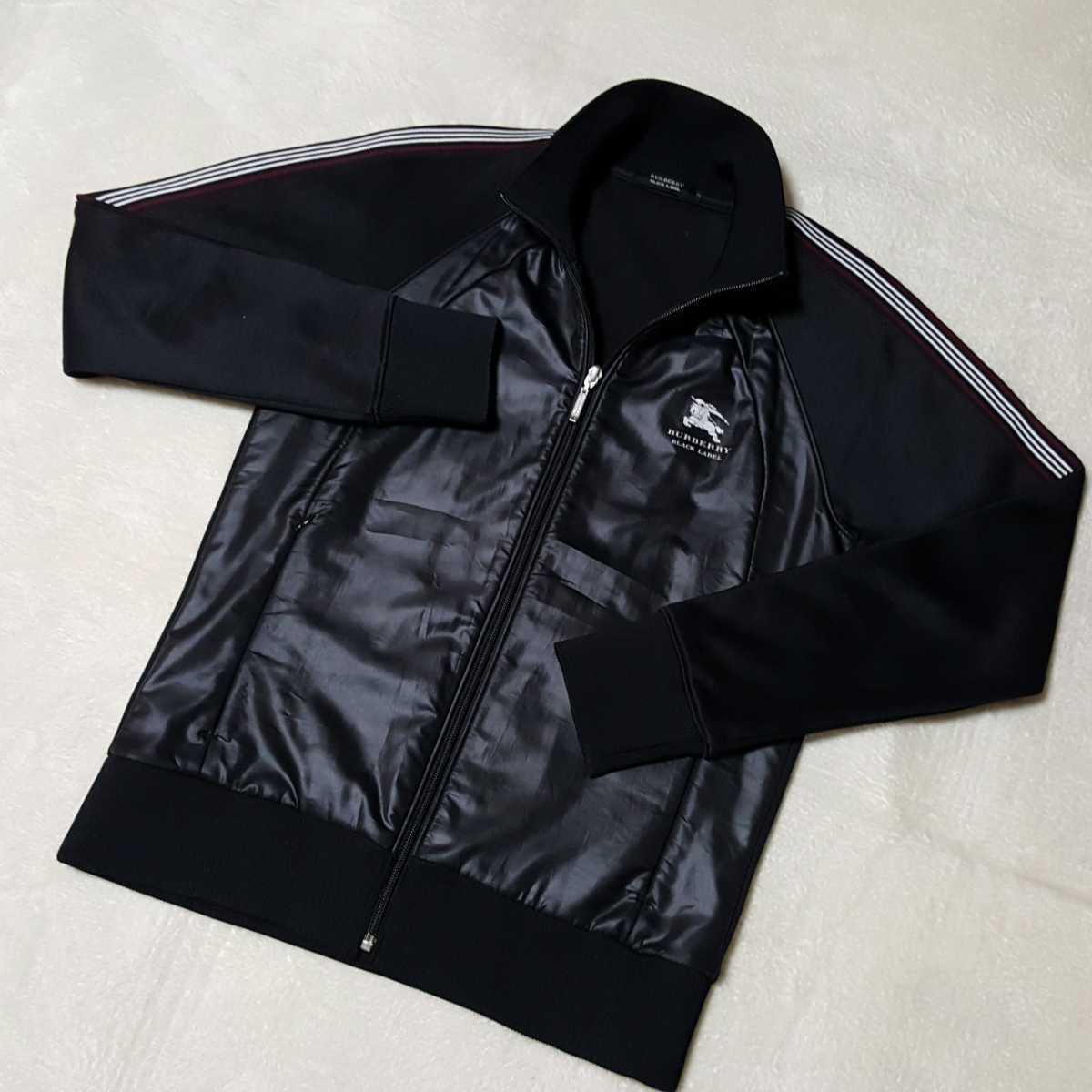 極美品　バーバリーブラックレーベル　レザー　ジャケット　黒 BURBERRY バーバリーブラックレーベル BLACK 極美品 極上の着心地