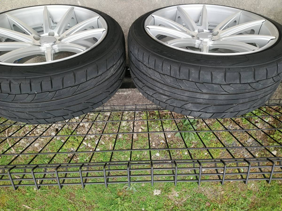 RAYS ブラックフリートV625C 9.5j×20インチ 4本セット 中古 