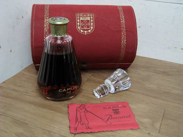 17 未開栓 CAMUS COGNAC 1863 LA GRANDE MARQUE Baccarat カミュ