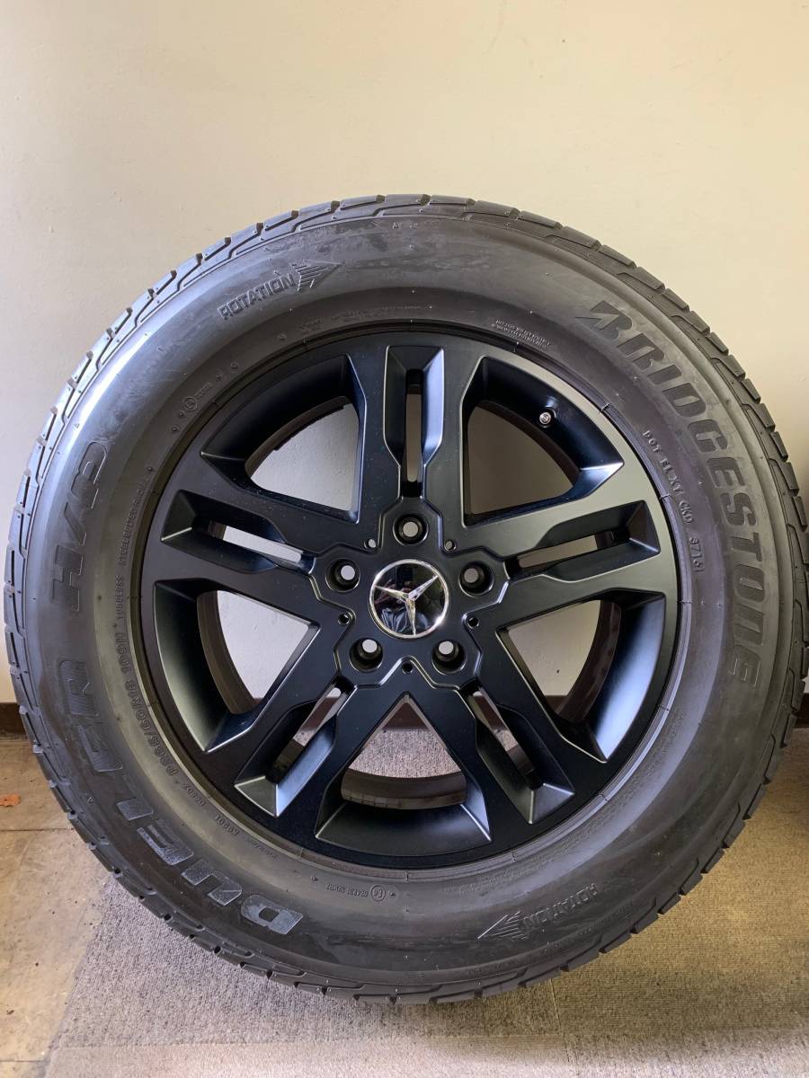 W463 G350d 純正 業者塗装 265/60R18 7.5J+43 PCD130 タイヤ付ホイール 