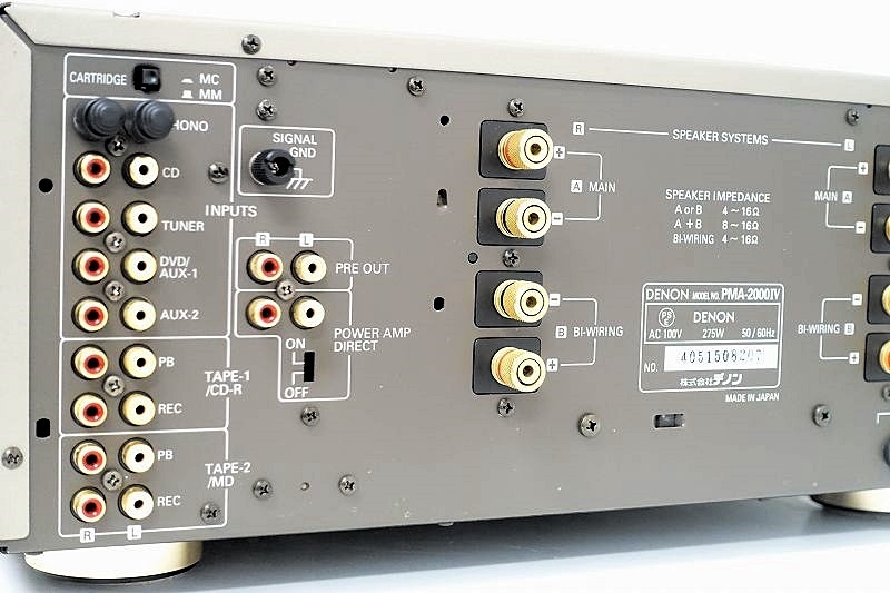 プリメインアンプ デノン PMA-2000 DENON Ⅳ 奥深き音がするアンプ PMA