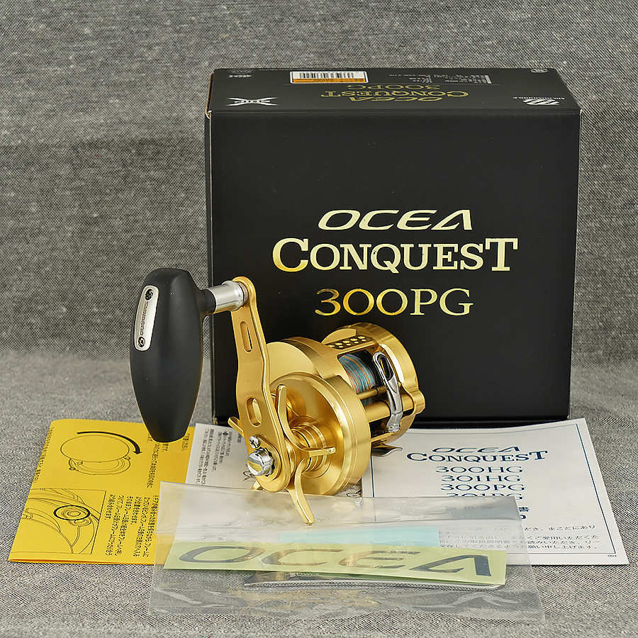 【大人気，品質保証】 Shimano シマノ 16 OCEA CONQUEST オシア コンクエスト 300PG 右巻き ベイトリール 03592 R5027(シマノ)｜売買されたオークション情報、yahooの商品情報をアーカイブ公開 - オークファン シマノ