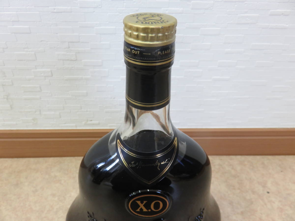 ag431 未開栓 古酒 ヘネシー コニャック XO 1000ml 金キャップ 箱付