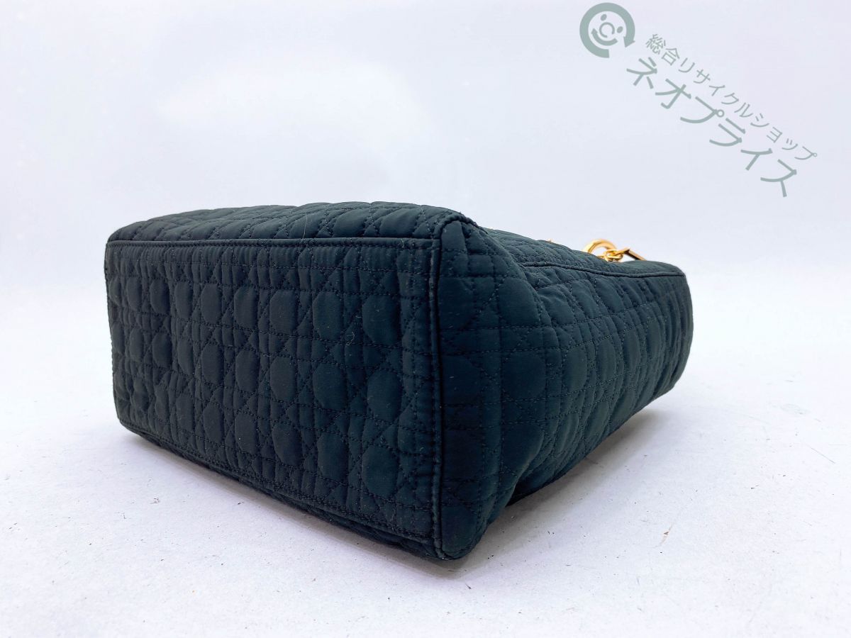 ☆N2801 ベタ無し Dior レディディオール カナージュ ナイロン ハンド 